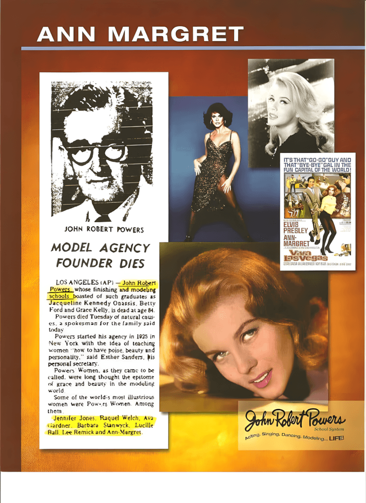 Ann Margaret - a legacy of John Robert Powers