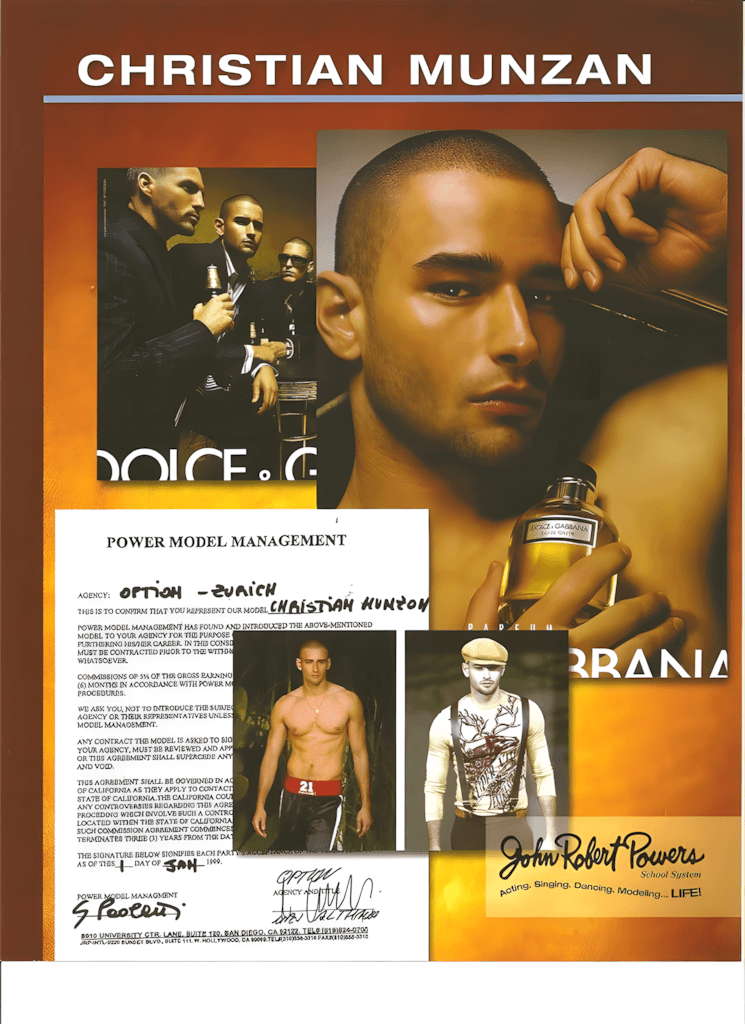 Christian Munzan - a legacy of John Robert Powers