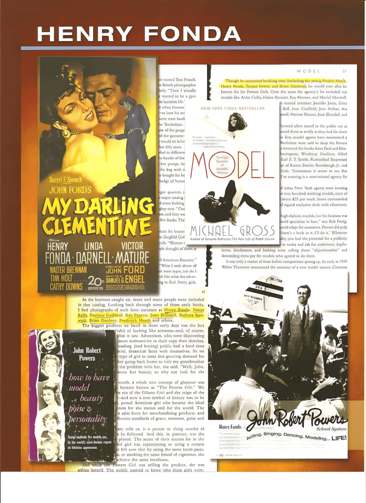 Henry Fonda - a legacy of John Robert Powers