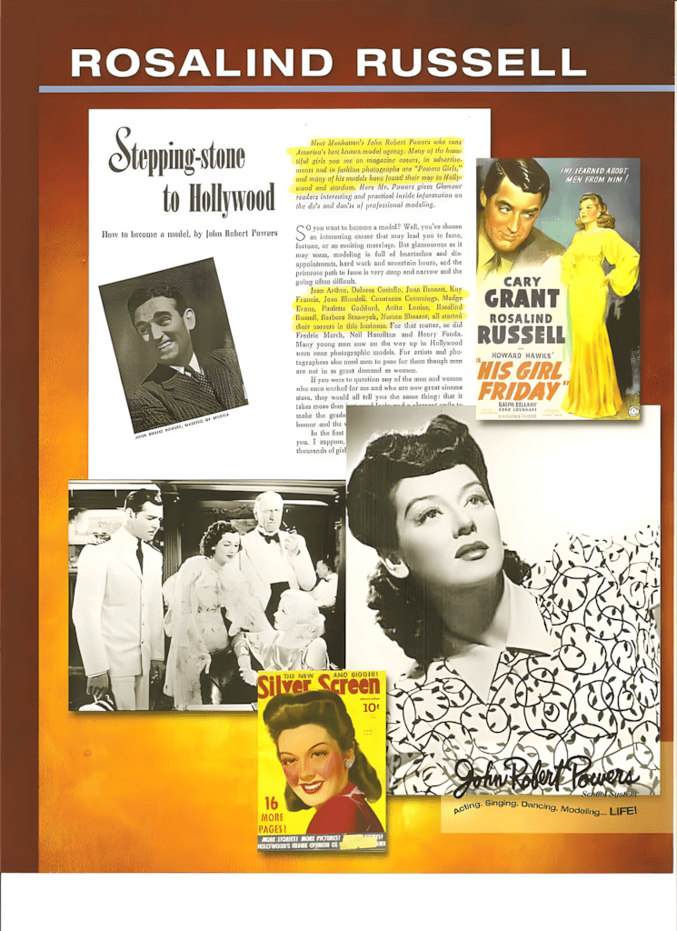 Rosalind Russell - a legacy of John Robert Powers