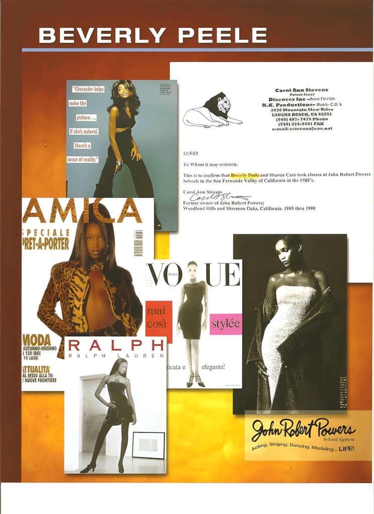 Beverly Pelee - a legacy of John Robert Powers